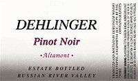 Dehlinger - Pinot Noir Estate Altamont 2019 (750ml) (750ml)