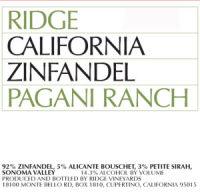 Ridge - Zinfandel Sonoma Valley Pagani Ranch 2021 (750ml) (750ml)