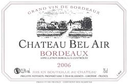 Chateau Bel Air - Bordeaux 2019 (750ml)