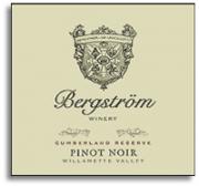 Bergstrom Wines - Pinot Noir Cumberland Reserve Willamette Valley 2020 (750)