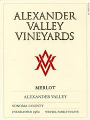 Alexander Valley Vineyards - Merlot Alexander Valley 2020 (750ml) (750ml)