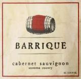 Barrique Wines - Cabernet Sauvignon Sonoma 2018 (750)