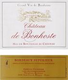 Chateau de Bonhoste - Bordeaux Superieur 2020 (750)