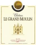 Chateau Le Grand Moulin - Cotes de Bordeaux 2019 (750)