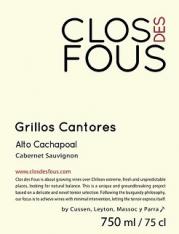 Clos Des Fous - Cabernet Sauvignon Grillos Cantores 2017 (750ml) (750ml)