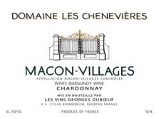 Domaine des Chenevieres - Macon Villages 2019 (750)
