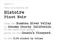 Forth - Histoire Pinot Noir Cousin's Vnyd 2021 (750ml) (750ml)