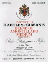 Hartley Gibson - Amontillado Blend Medium Sherry NV (750ml) (750ml)