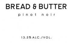 Bread & Butter - Pinot Noir California 2021 (750)