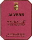 Alvear - 1927 Pedro Ximenez Solera 0 (375)