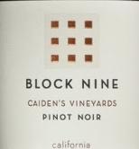 Block Nine - Pinot Noir Caiden's Vineyards 2022 (750)