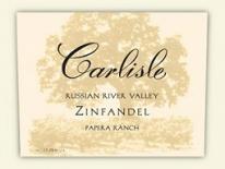 Carlisle Winery - Zinfandel Papera Ranch Russian River Valley 2020 (750ml) (750ml)
